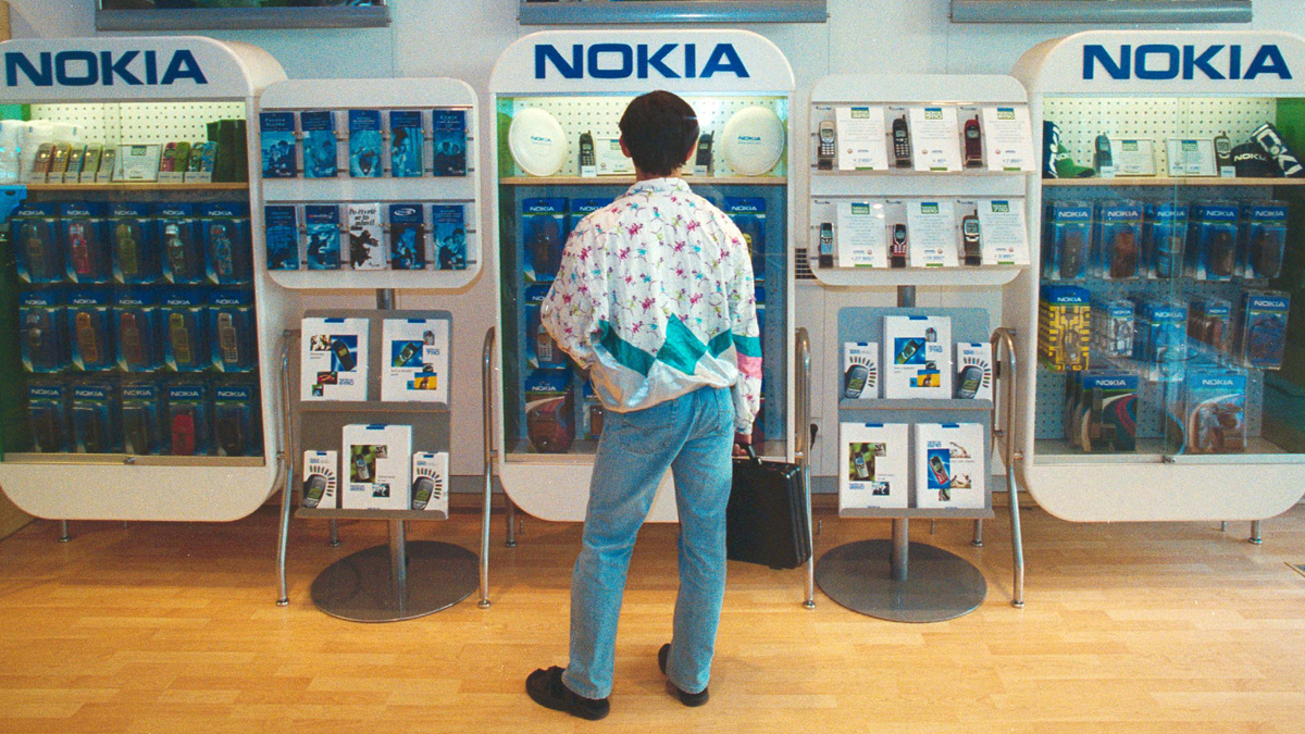 Depeche Mode opening an HMV store in Nottingham in 1986