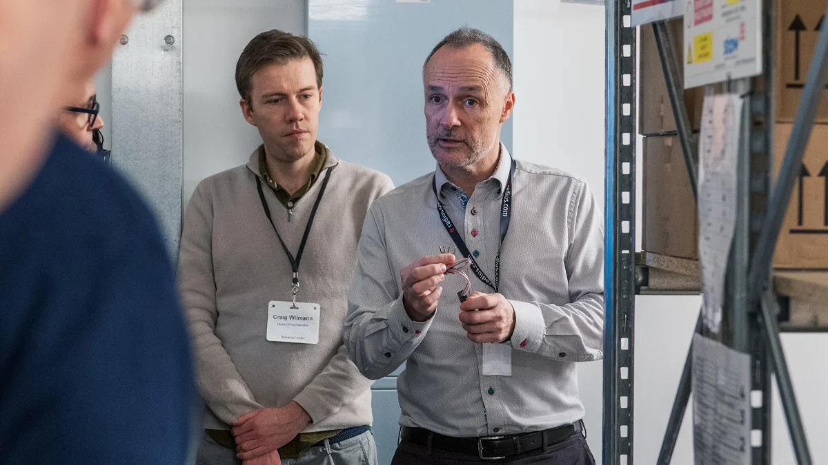 Bill Holmes of Radius with Business Leader's Craig Wilmann