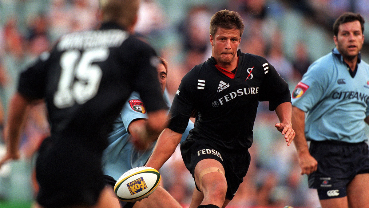 Bob Skinstad playing for the Stormers in 2001