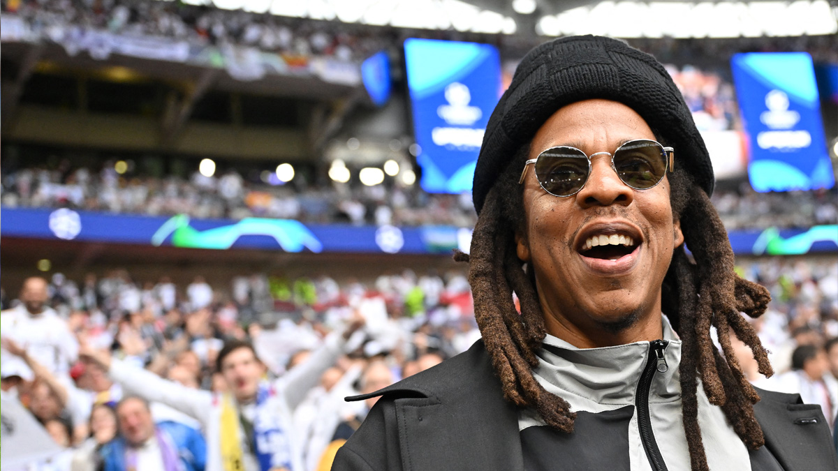 Roc Nation founder Jay-Z at the 2024 UEFA Champions League final