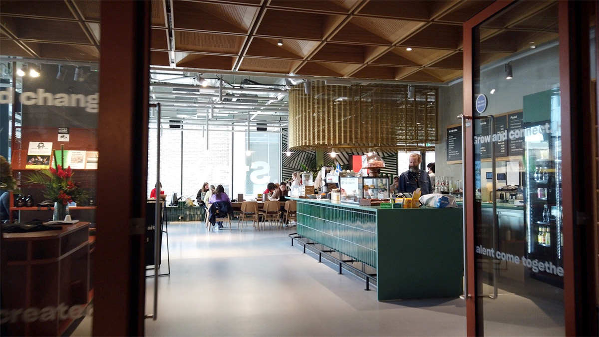 Lobby at The Social Hub in Glasgow